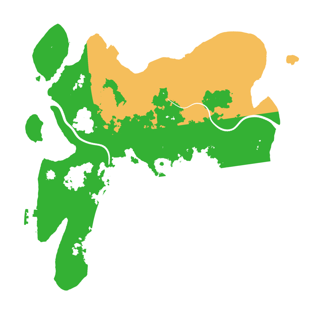 Biome Rust Map: Procedural Map, Size: 3100, Seed: 349022603