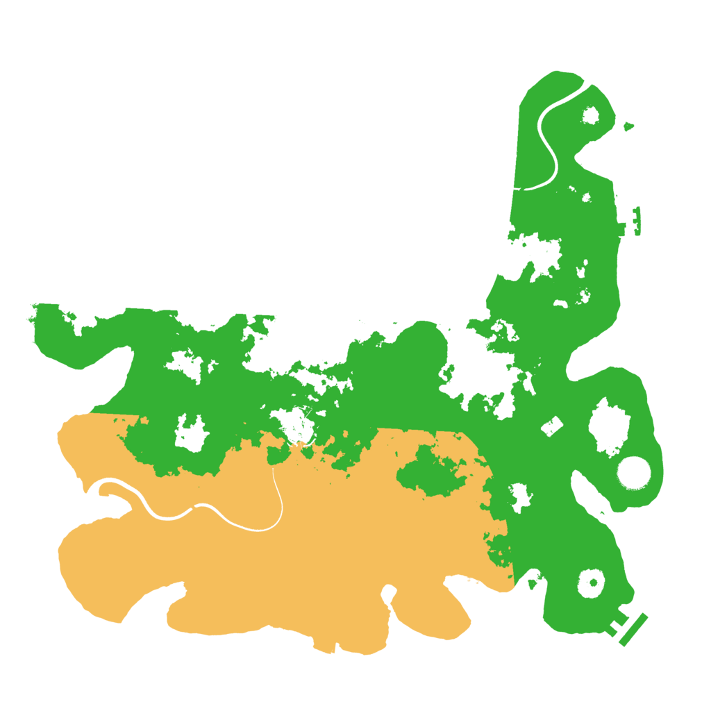 Biome Rust Map: Procedural Map, Size: 3750, Seed: 74035983
