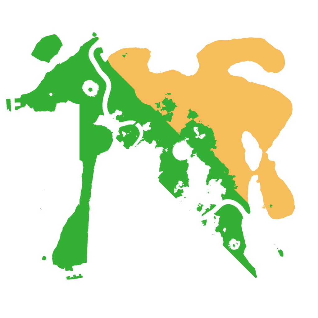 Biome Rust Map: Procedural Map, Size: 3000, Seed: 925798892