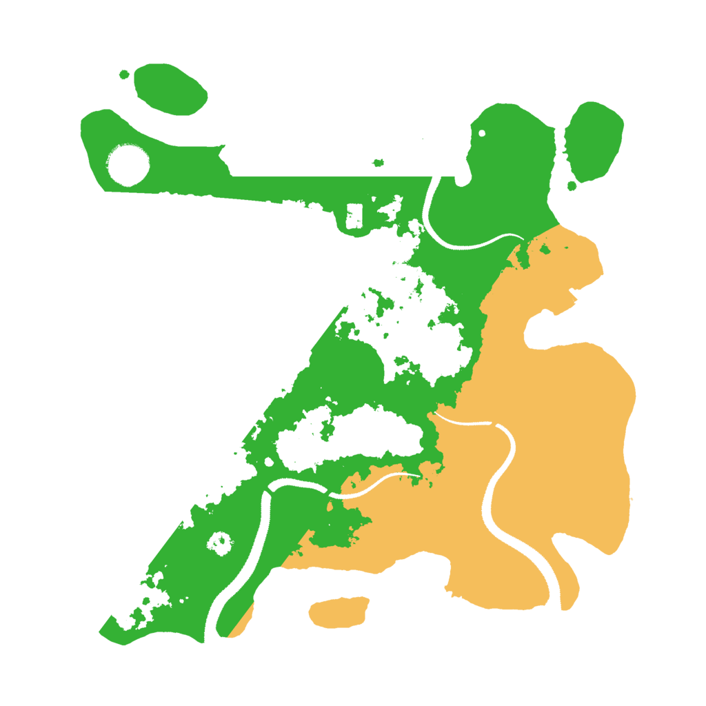 Biome Rust Map: Procedural Map, Size: 3000, Seed: 1333541943