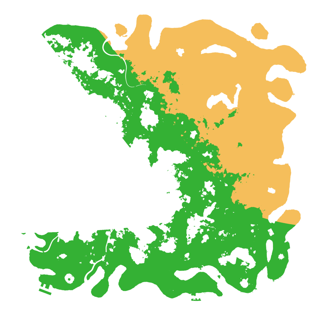 Biome Rust Map: Procedural Map, Size: 5000, Seed: 1613081081