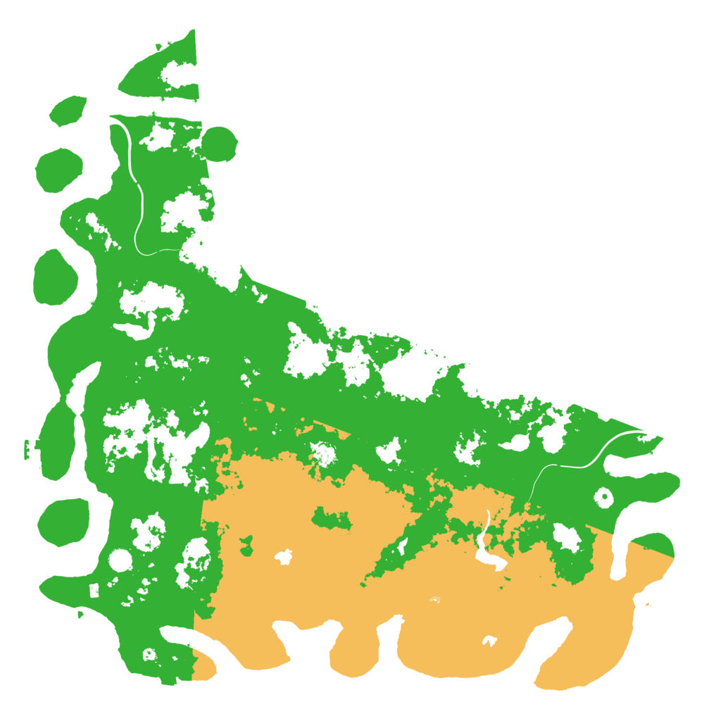 Biome Rust Map: Procedural Map, Size: 5500, Seed: 1054883