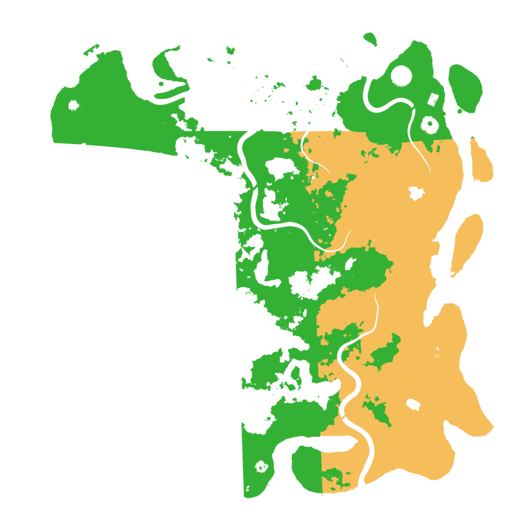 Biome Rust Map: Procedural Map, Size: 4500, Seed: 663736995