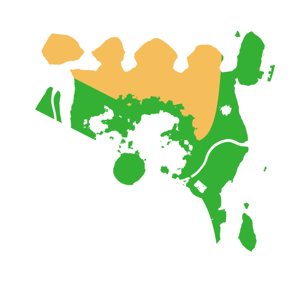 Biome Rust Map: Procedural Map, Size: 2699, Seed: 3