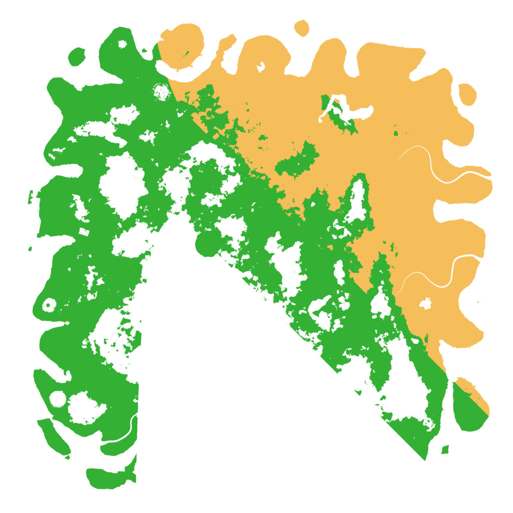 Biome Rust Map: Procedural Map, Size: 5500, Seed: 1900502