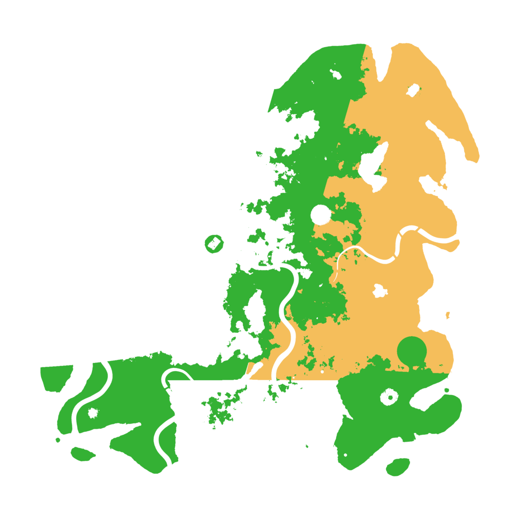 Biome Rust Map: Procedural Map, Size: 4500, Seed: 37462748