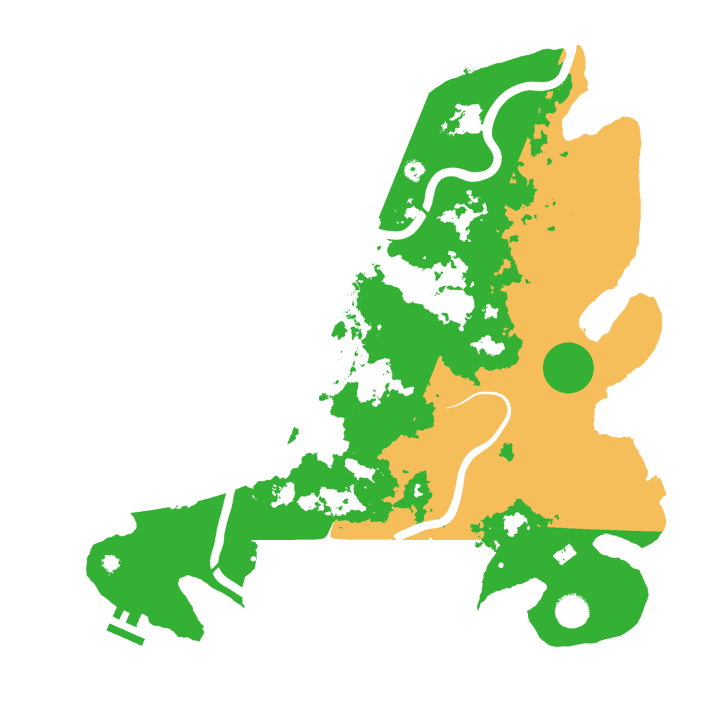 Biome Rust Map: Procedural Map, Size: 3750, Seed: 492144262
