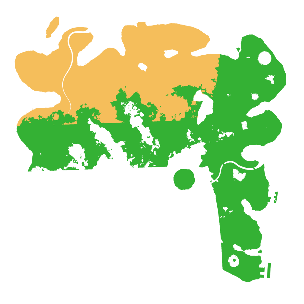 Biome Rust Map: Procedural Map, Size: 4000, Seed: 700000
