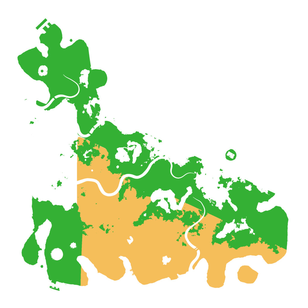 Biome Rust Map: Procedural Map, Size: 4500, Seed: 7456747