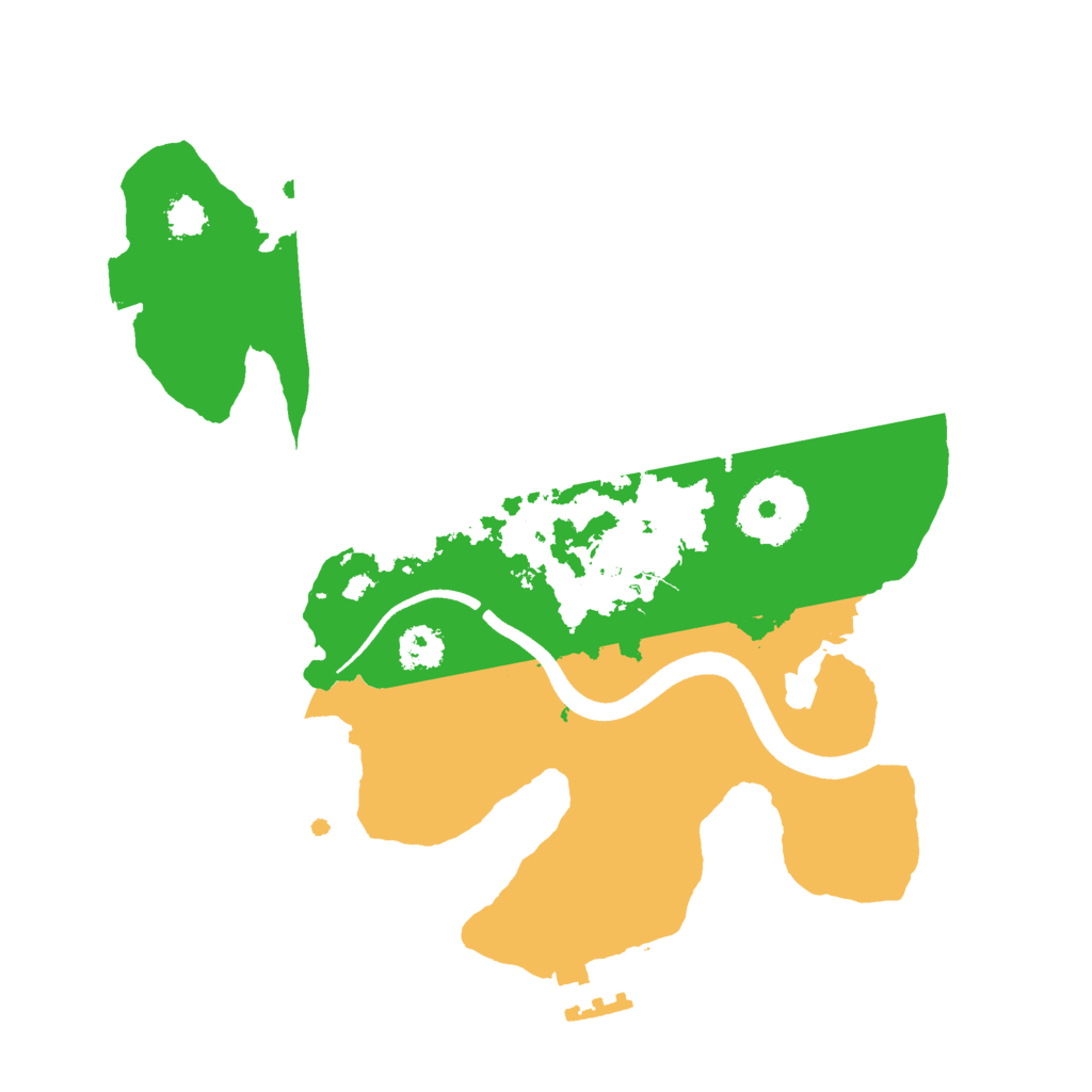 Biome Rust Map: Procedural Map, Size: 2450, Seed: 400