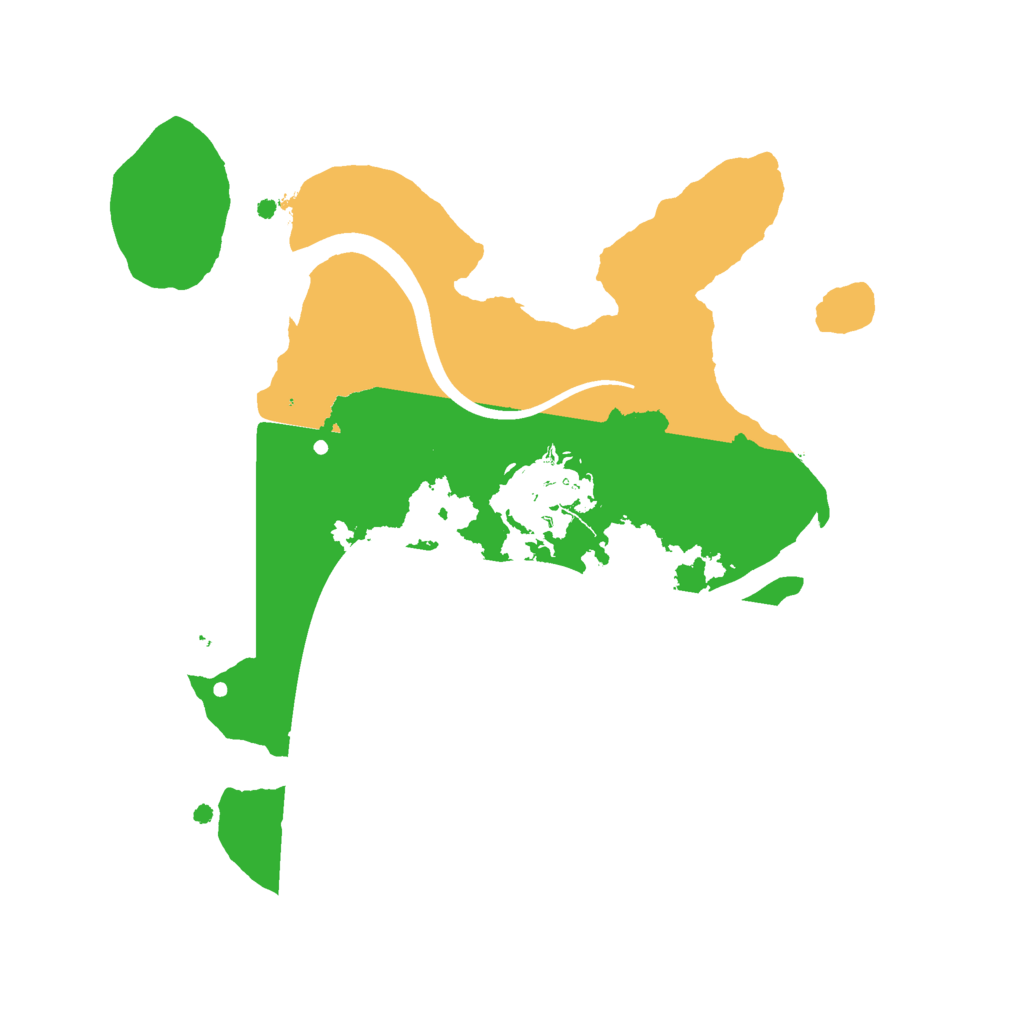 Biome Rust Map: Procedural Map, Size: 2100, Seed: 512471