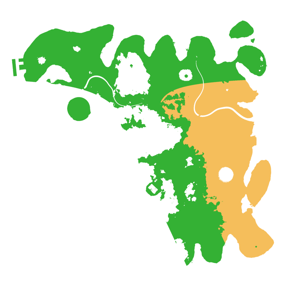 Biome Rust Map: Procedural Map, Size: 3500, Seed: 708150237