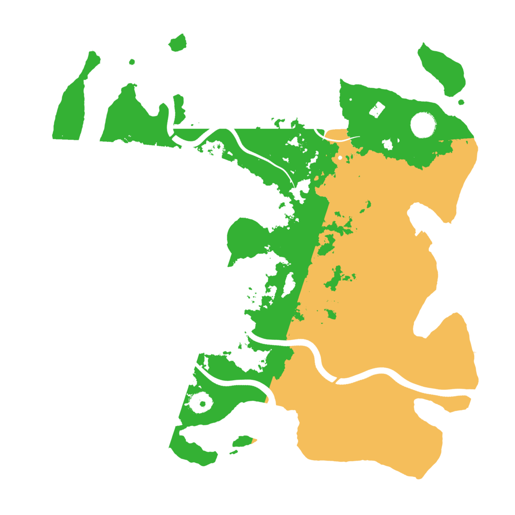 Biome Rust Map: Procedural Map, Size: 3600, Seed: 614981370