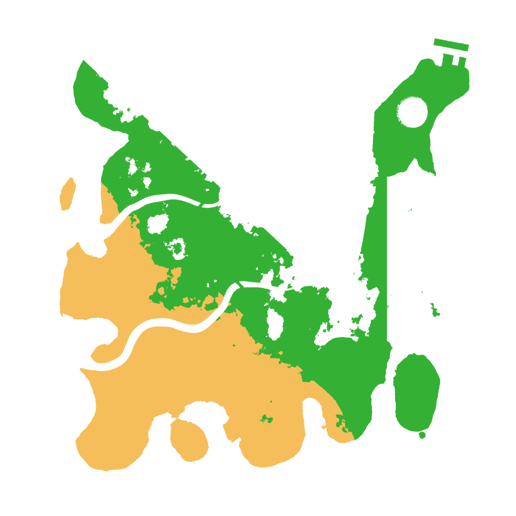 Biome Rust Map: Procedural Map, Size: 3000, Seed: 9061