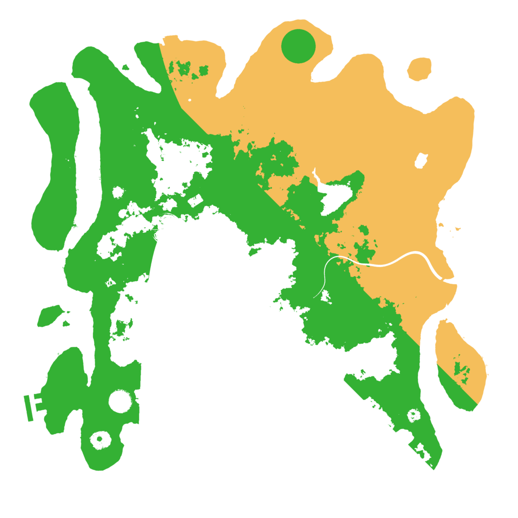 Biome Rust Map: Procedural Map, Size: 4000, Seed: 3524912