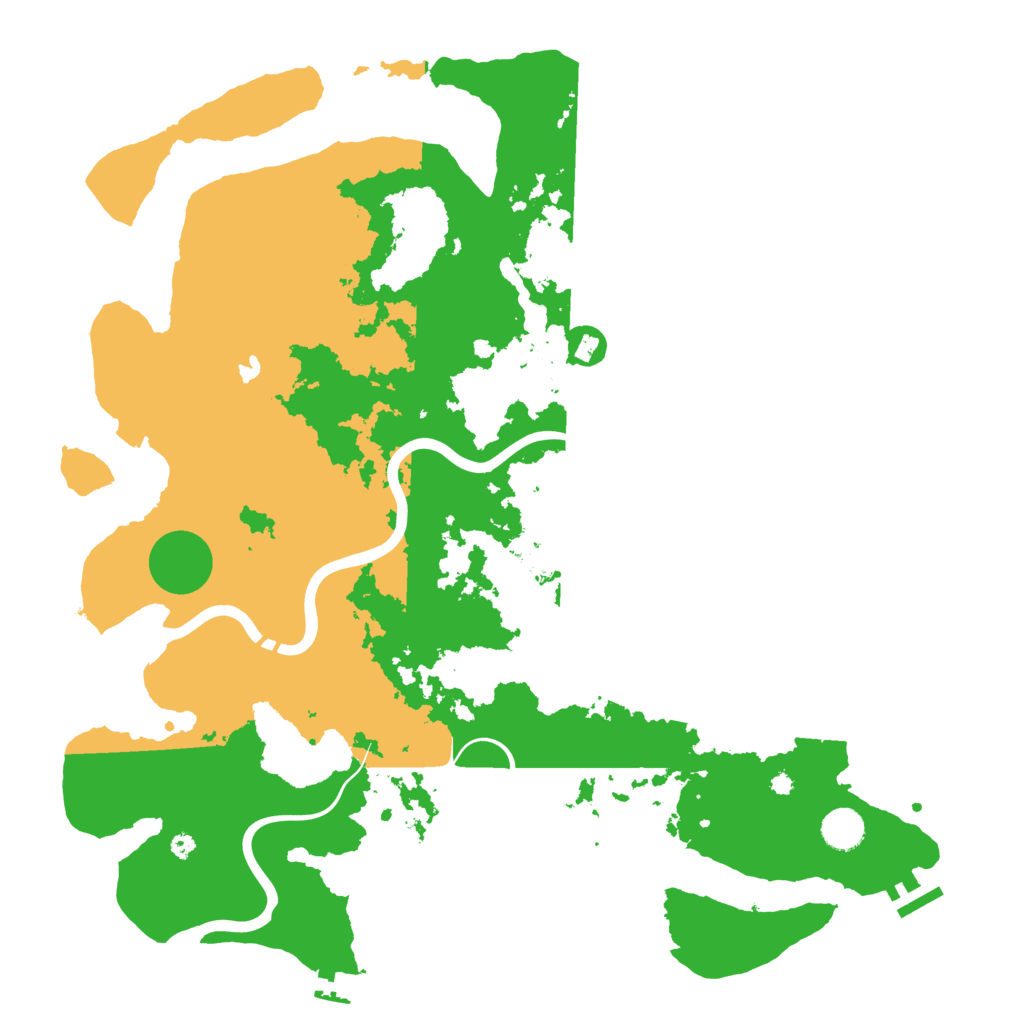 Biome Rust Map: Procedural Map, Size: 4250, Seed: 35121016