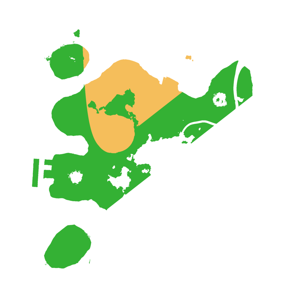 Biome Rust Map: Procedural Map, Size: 2200, Seed: 41355449