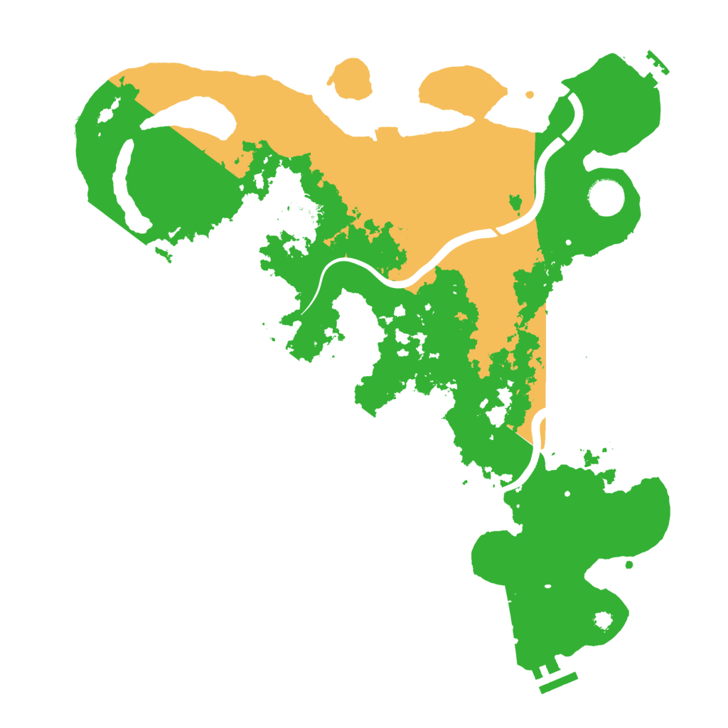 Biome Rust Map: Procedural Map, Size: 3700, Seed: 1944862627