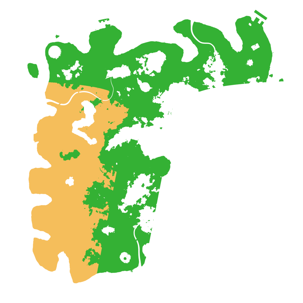 Biome Rust Map: Procedural Map, Size: 4250, Seed: 637248376