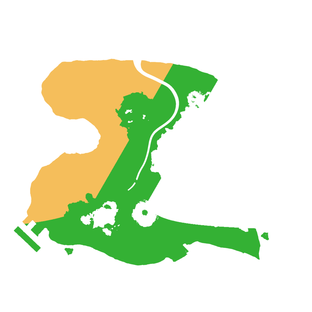 Biome Rust Map: Procedural Map, Size: 2000, Seed: 3572890