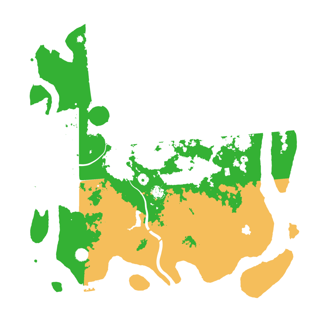 Biome Rust Map: Procedural Map, Size: 4300, Seed: 45172214