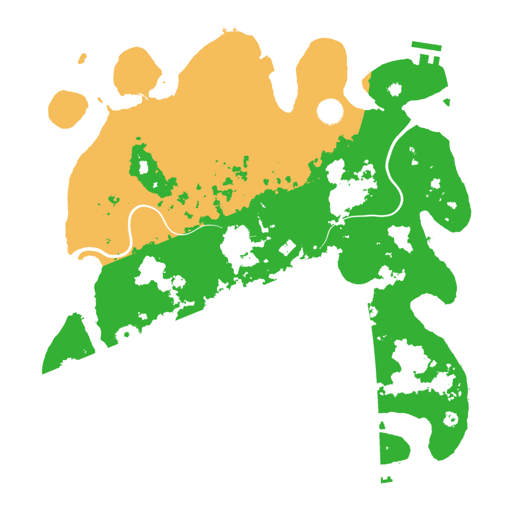 Biome Rust Map: Procedural Map, Size: 3500, Seed: 11777056