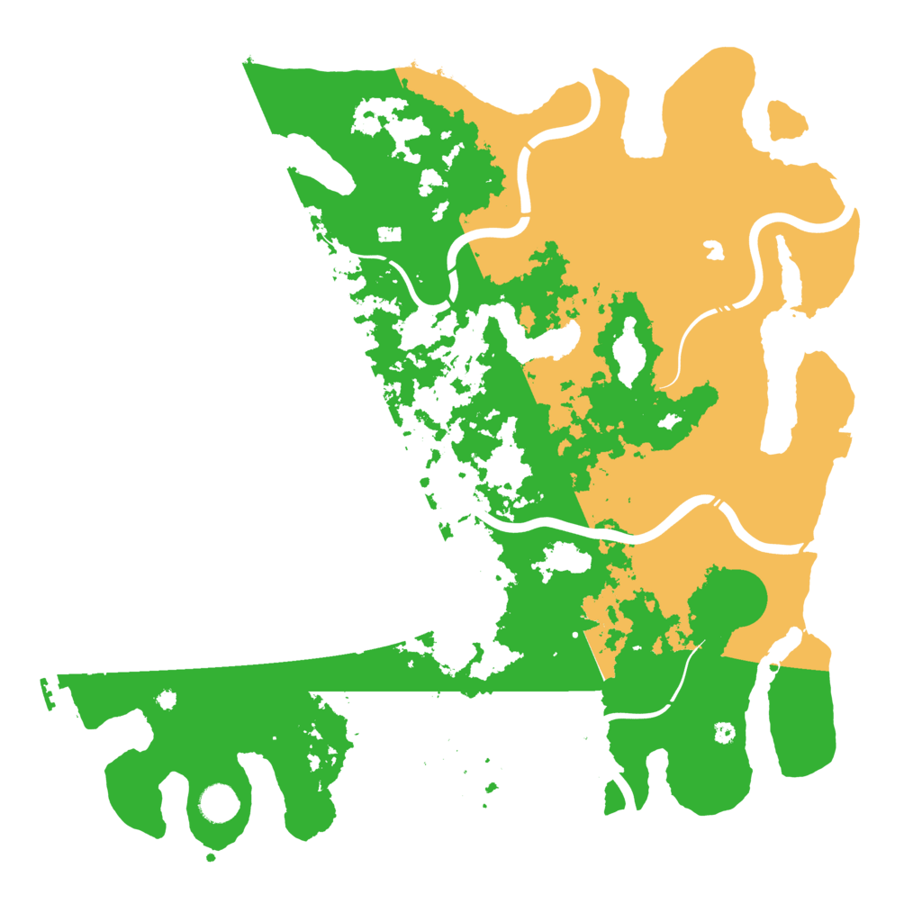 Biome Rust Map: Procedural Map, Size: 4250, Seed: 1787340305