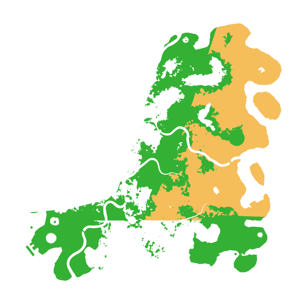 Biome Rust Map: Procedural Map, Size: 5000, Seed: 38835