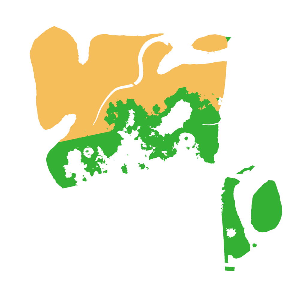 Biome Rust Map: Procedural Map, Size: 3000, Seed: 498667983