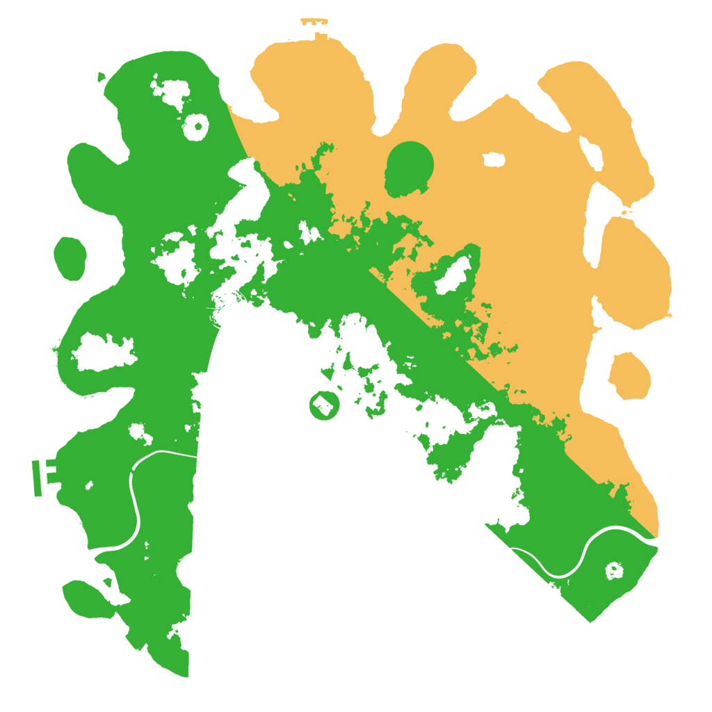 Biome Rust Map: Procedural Map, Size: 4000, Seed: 2049148633