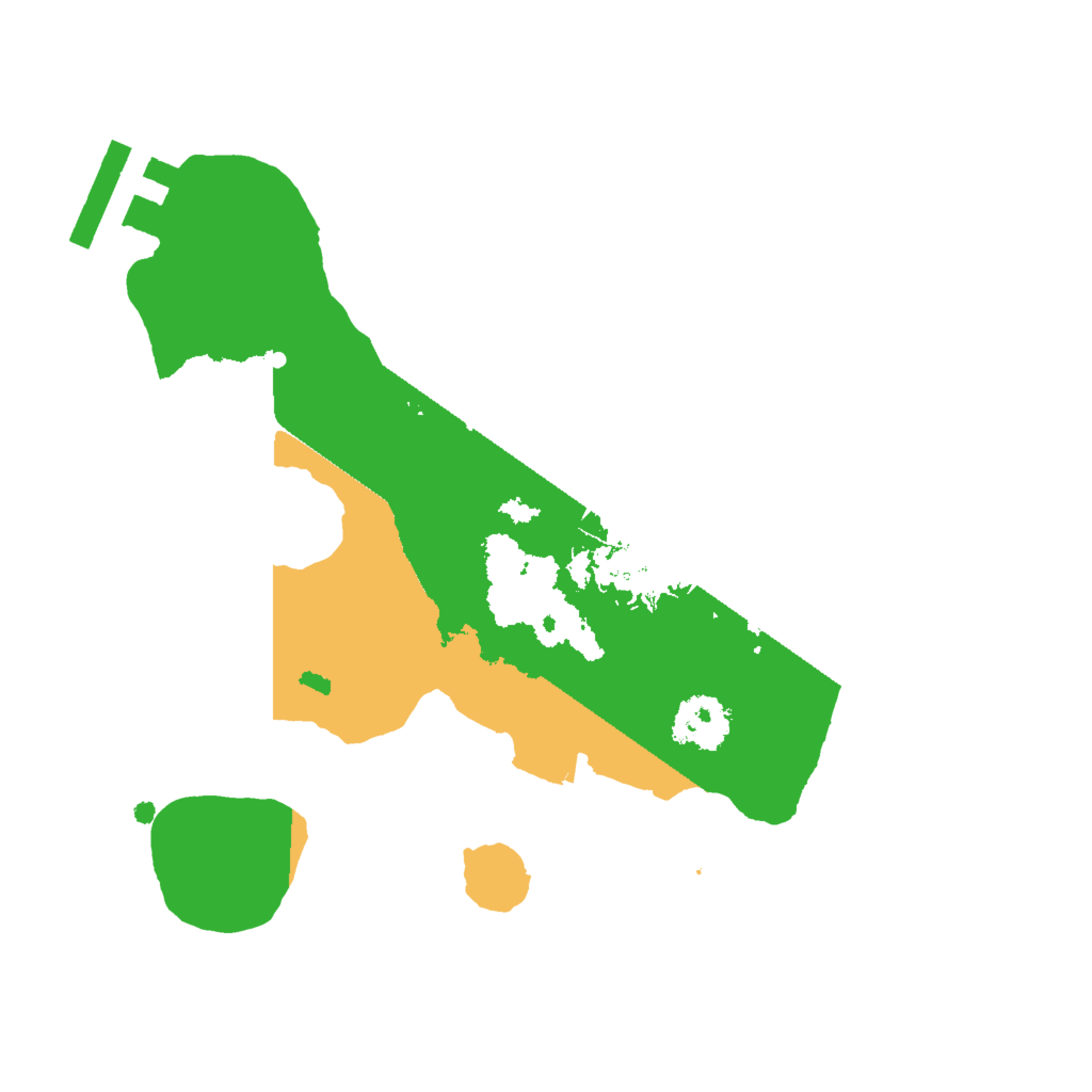 Biome Rust Map: Procedural Map, Size: 2000, Seed: 1905252136