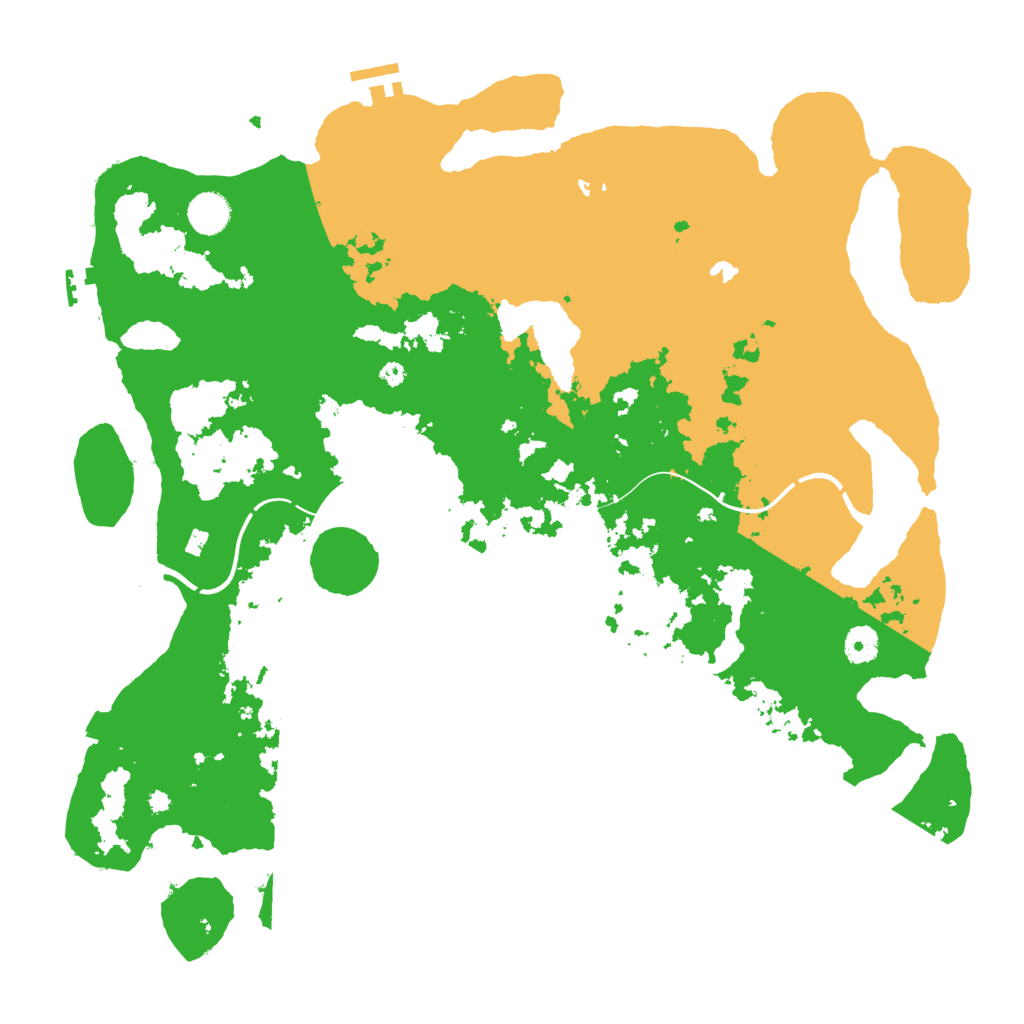 Biome Rust Map: Procedural Map, Size: 4250, Seed: 5563444