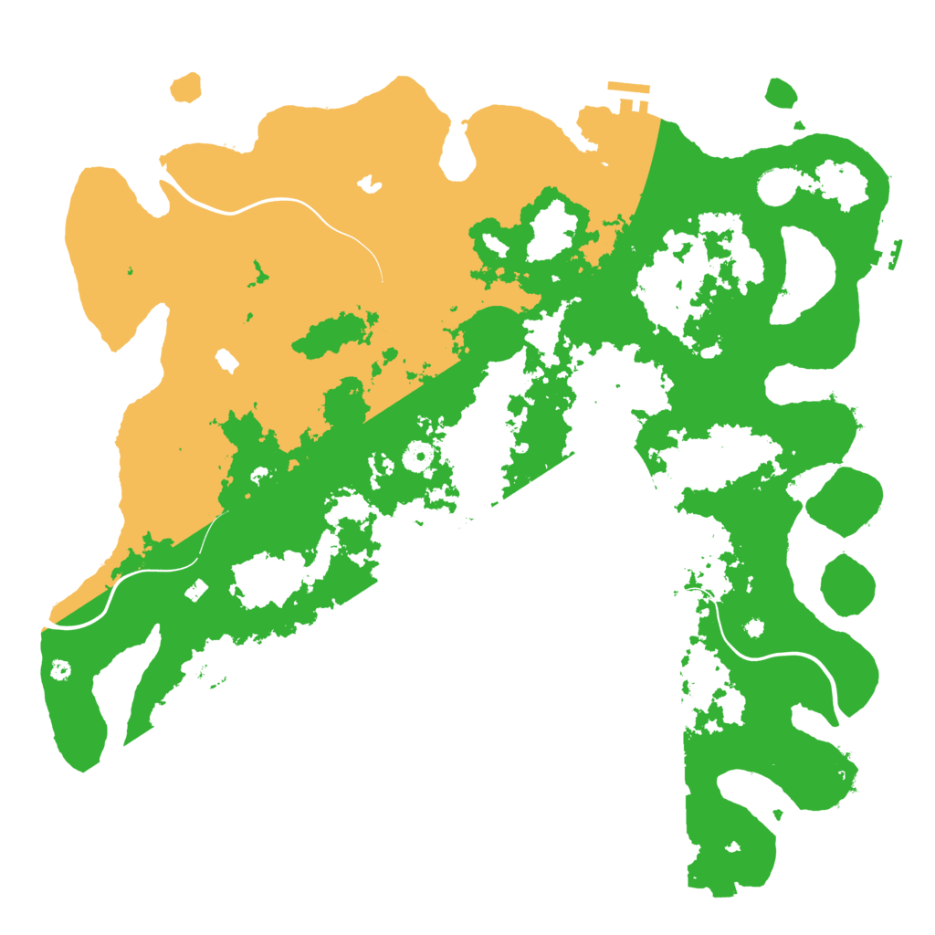 Biome Rust Map: Procedural Map, Size: 4500, Seed: 3456754