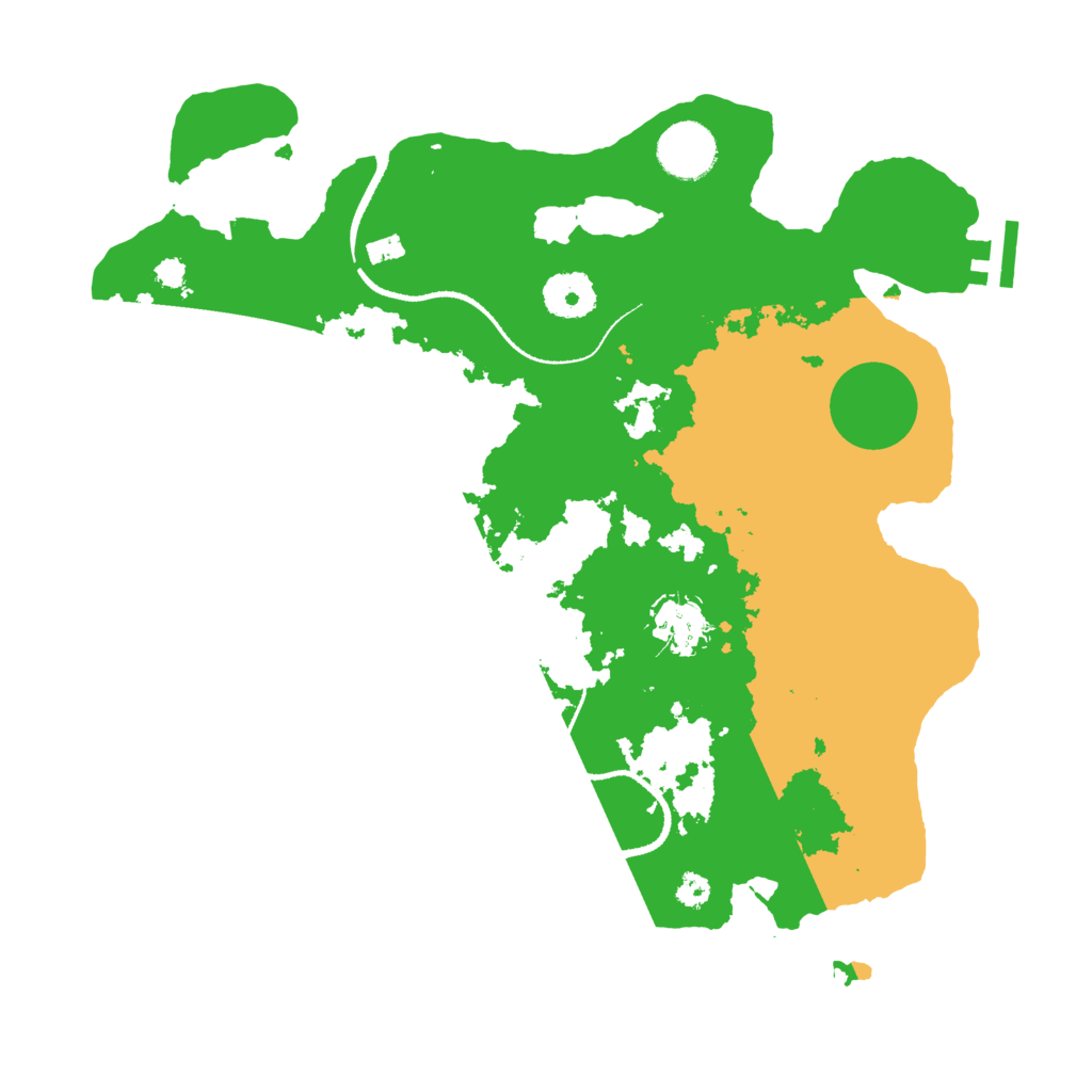 Biome Rust Map: Procedural Map, Size: 3300, Seed: 193837777