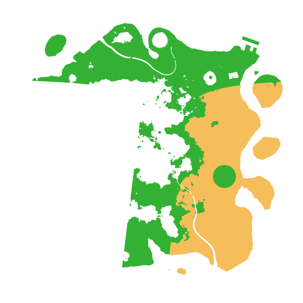 Biome Rust Map: Procedural Map, Size: 3500, Seed: 1409850378