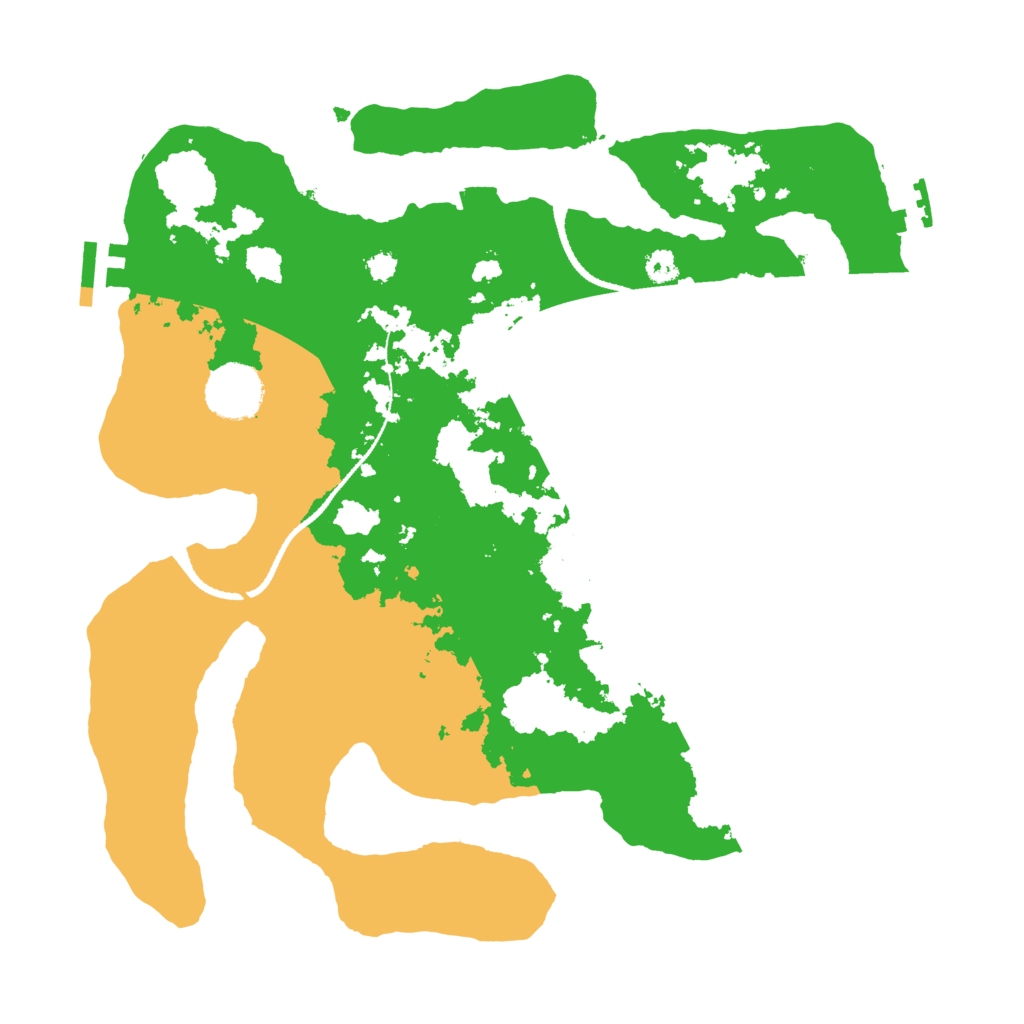 Biome Rust Map: Procedural Map, Size: 3200, Seed: 1403044682