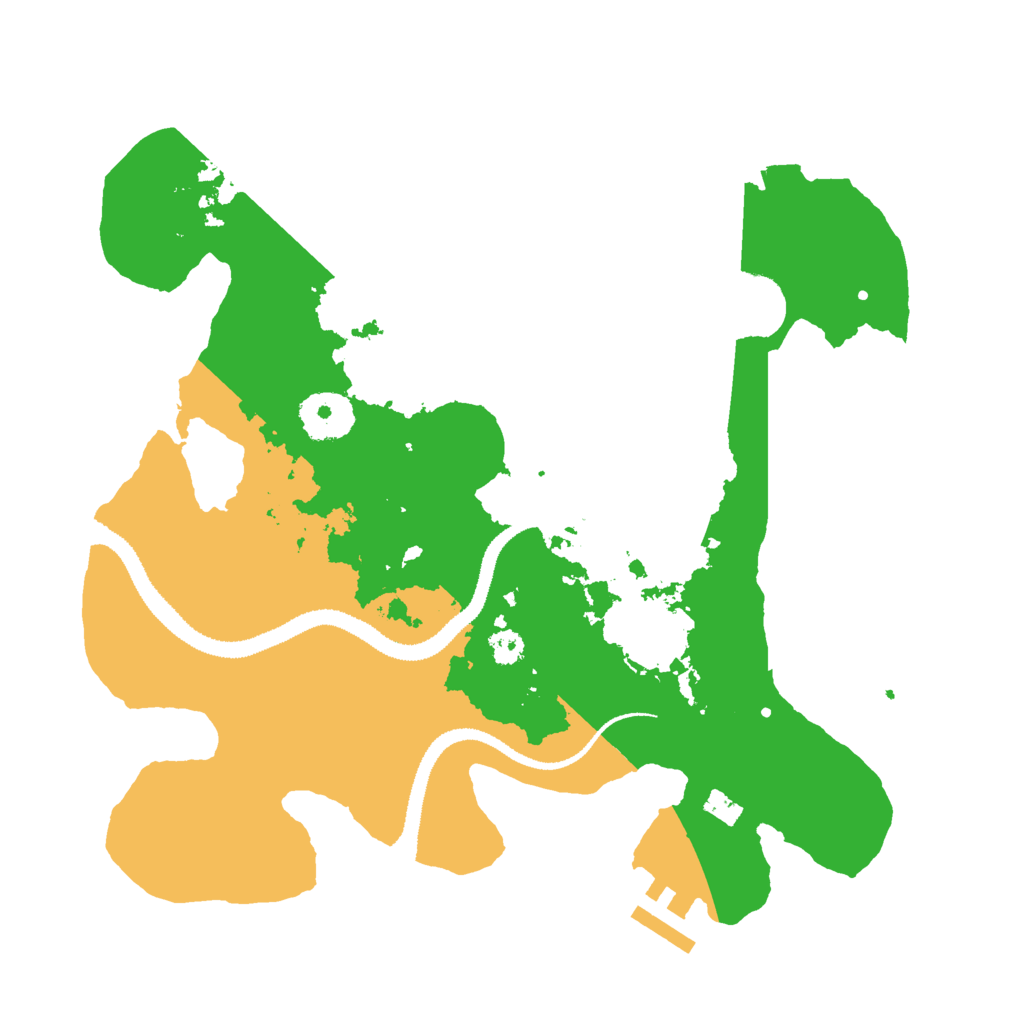 Biome Rust Map: Procedural Map, Size: 3000, Seed: 716580223