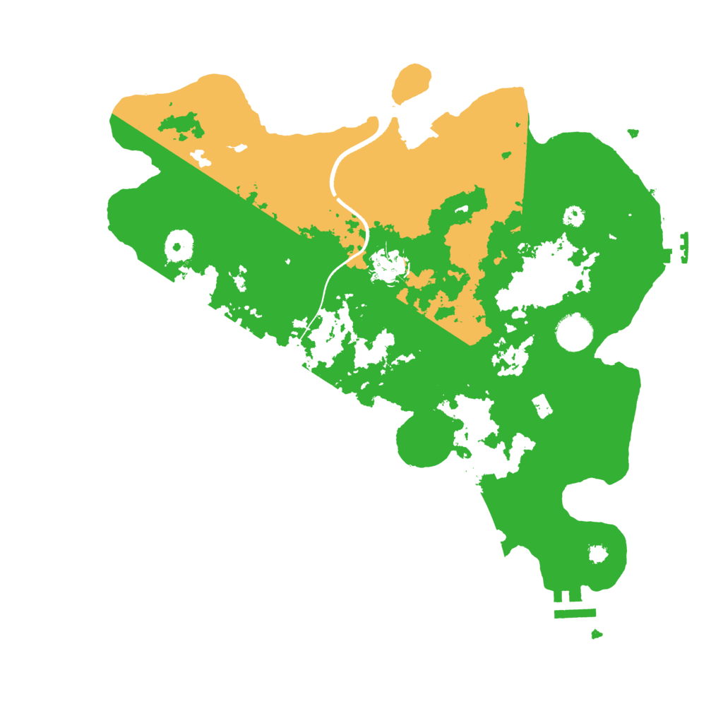 Biome Rust Map: Procedural Map, Size: 3500, Seed: 989054286