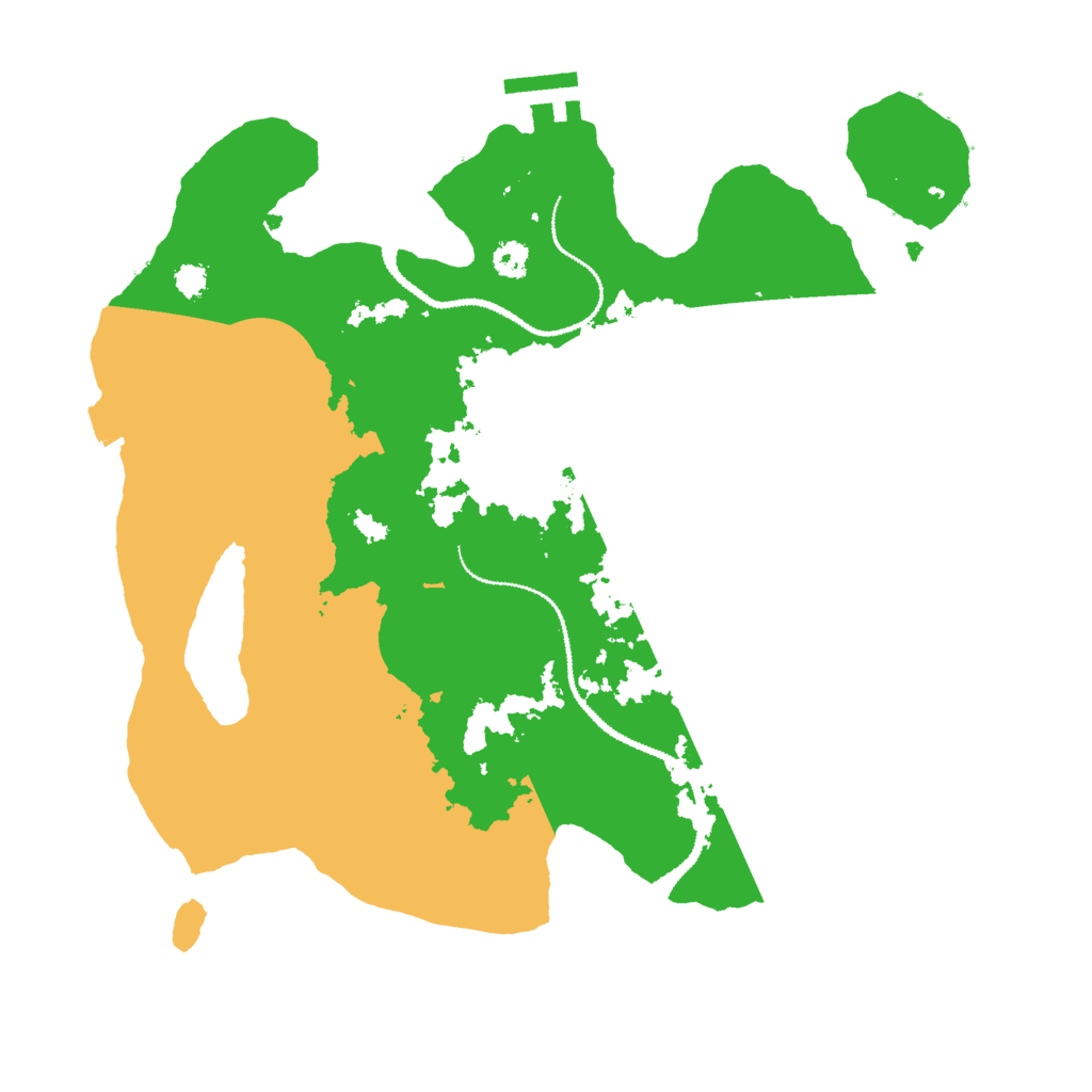 Biome Rust Map: Procedural Map, Size: 3000, Seed: 1816033428