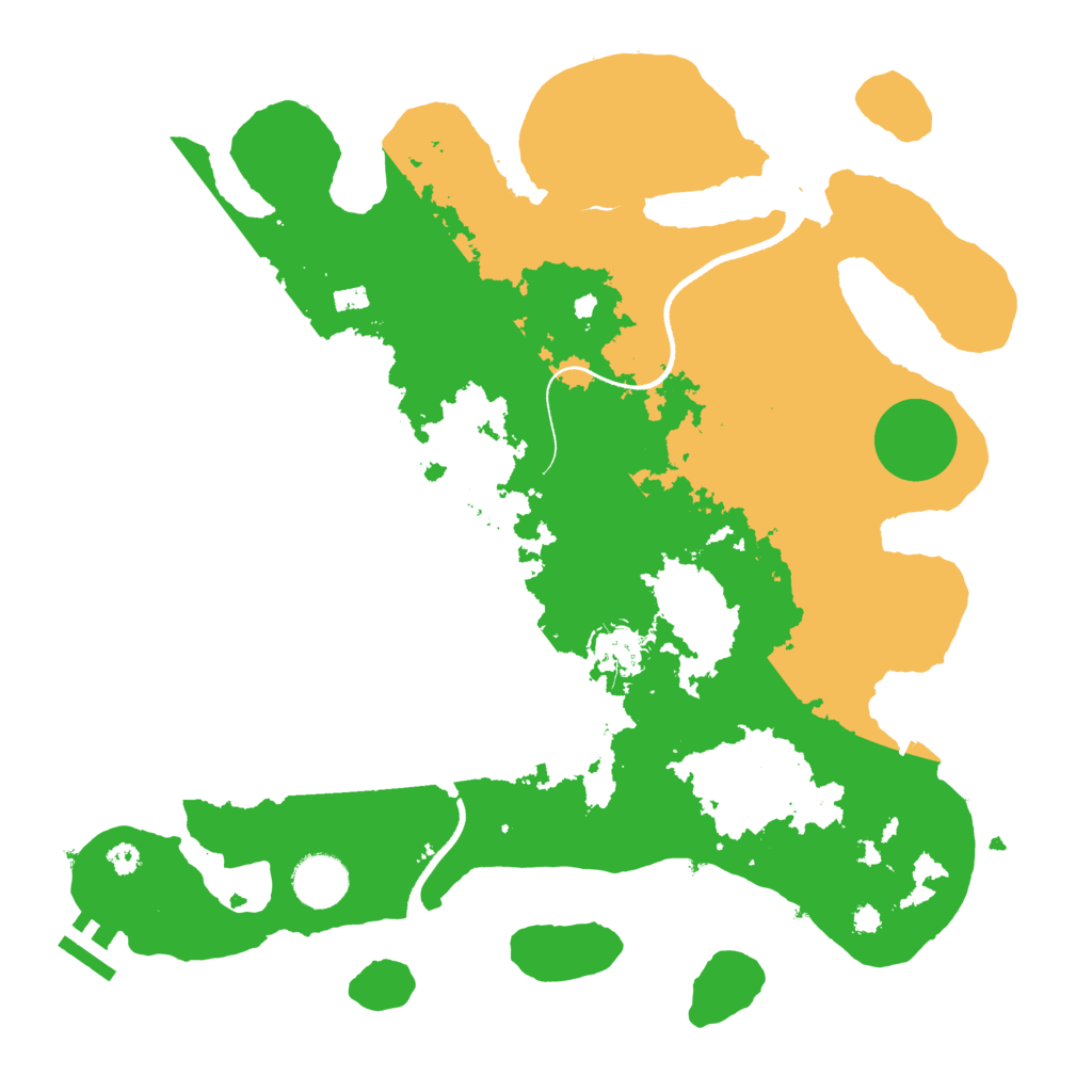 Biome Rust Map: Procedural Map, Size: 3500, Seed: 1797600352