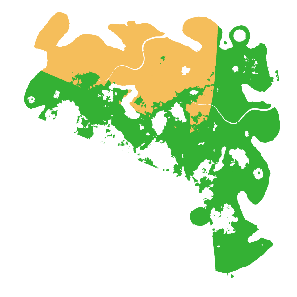 Biome Rust Map: Procedural Map, Size: 4250, Seed: 4284