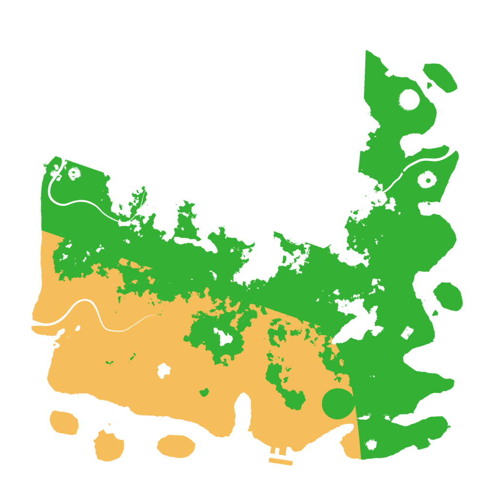 Biome Rust Map: Procedural Map, Size: 4250, Seed: 28961