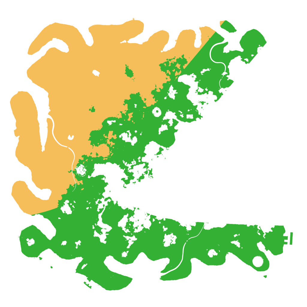 Biome Rust Map: Procedural Map, Size: 5000, Seed: 230470329