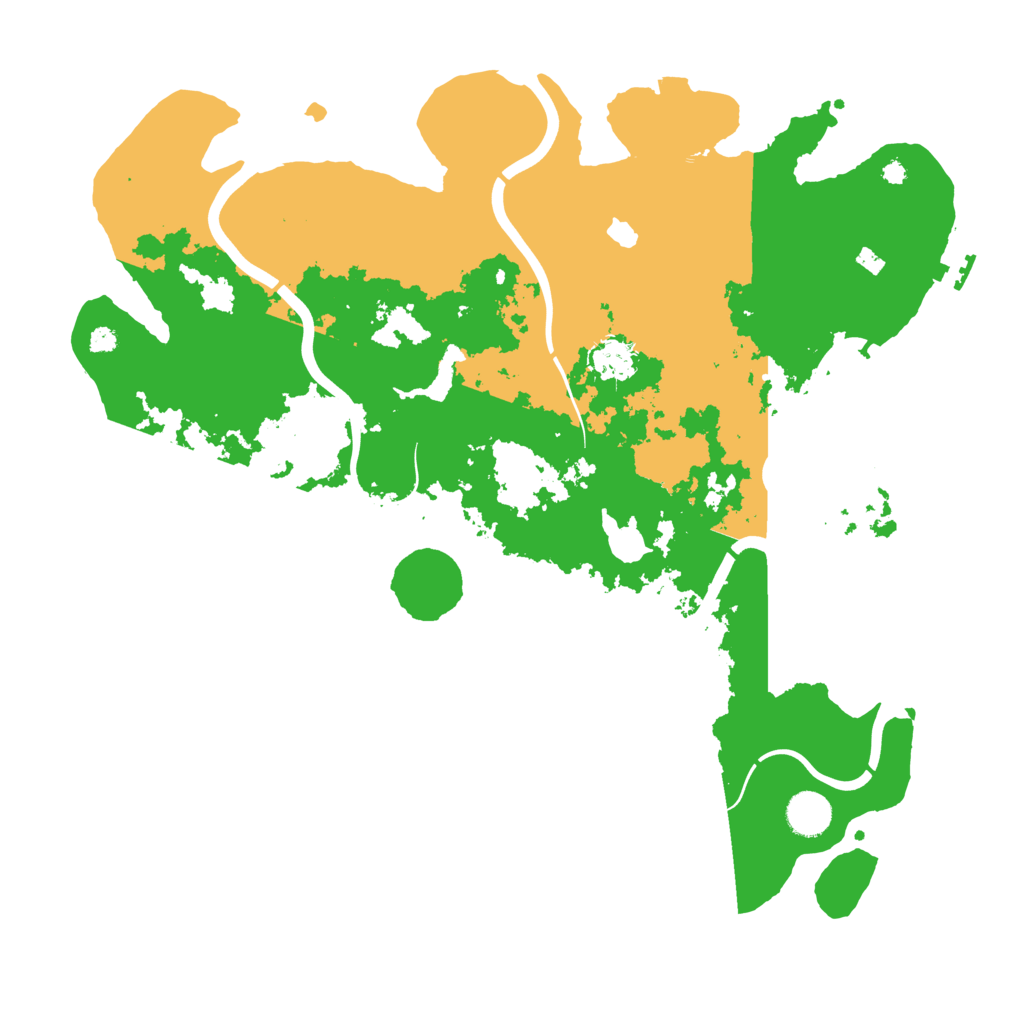 Biome Rust Map: Procedural Map, Size: 4000, Seed: 135000010