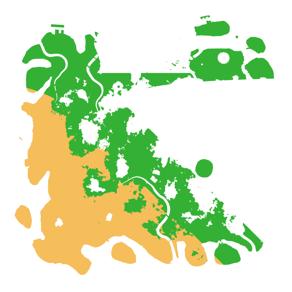 Biome Rust Map: Procedural Map, Size: 4500, Seed: 834385389
