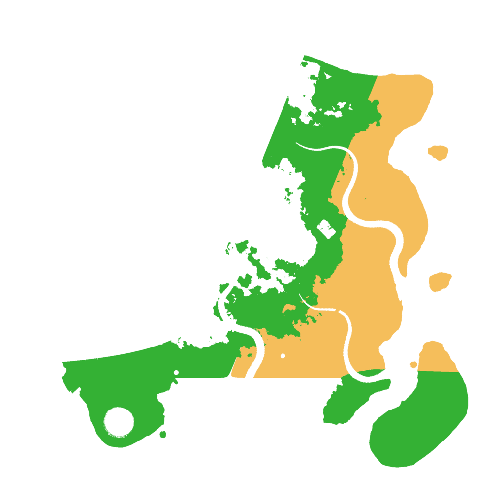 Biome Rust Map: Procedural Map, Size: 3000, Seed: 211783759