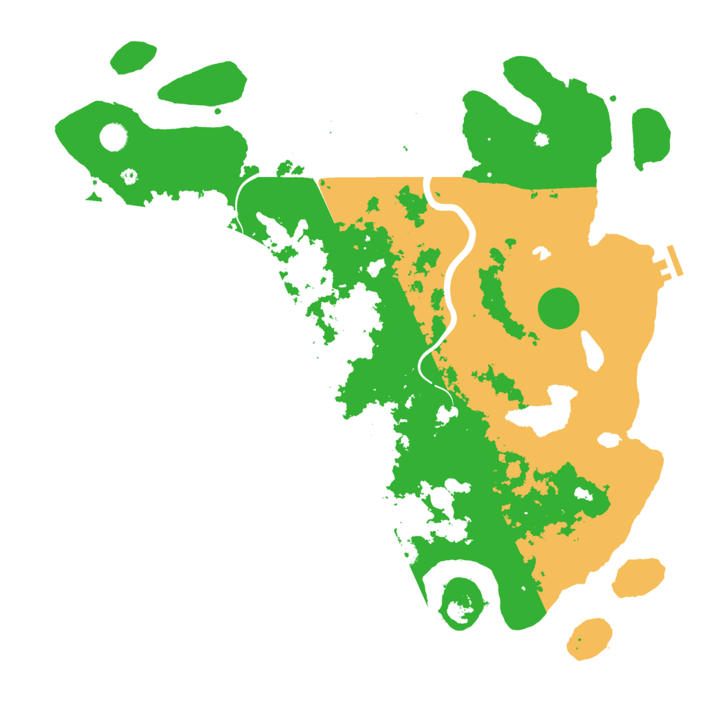 Biome Rust Map: Procedural Map, Size: 4500, Seed: 981351553