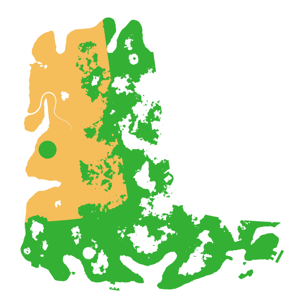 Biome Rust Map: Procedural Map, Size: 4500, Seed: 1628420916