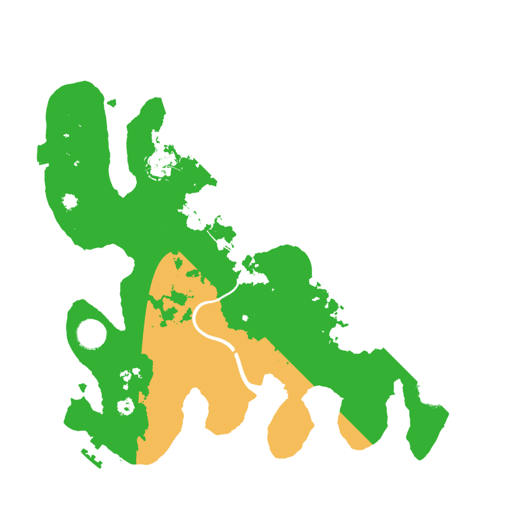 Biome Rust Map: Procedural Map, Size: 3000, Seed: 39000