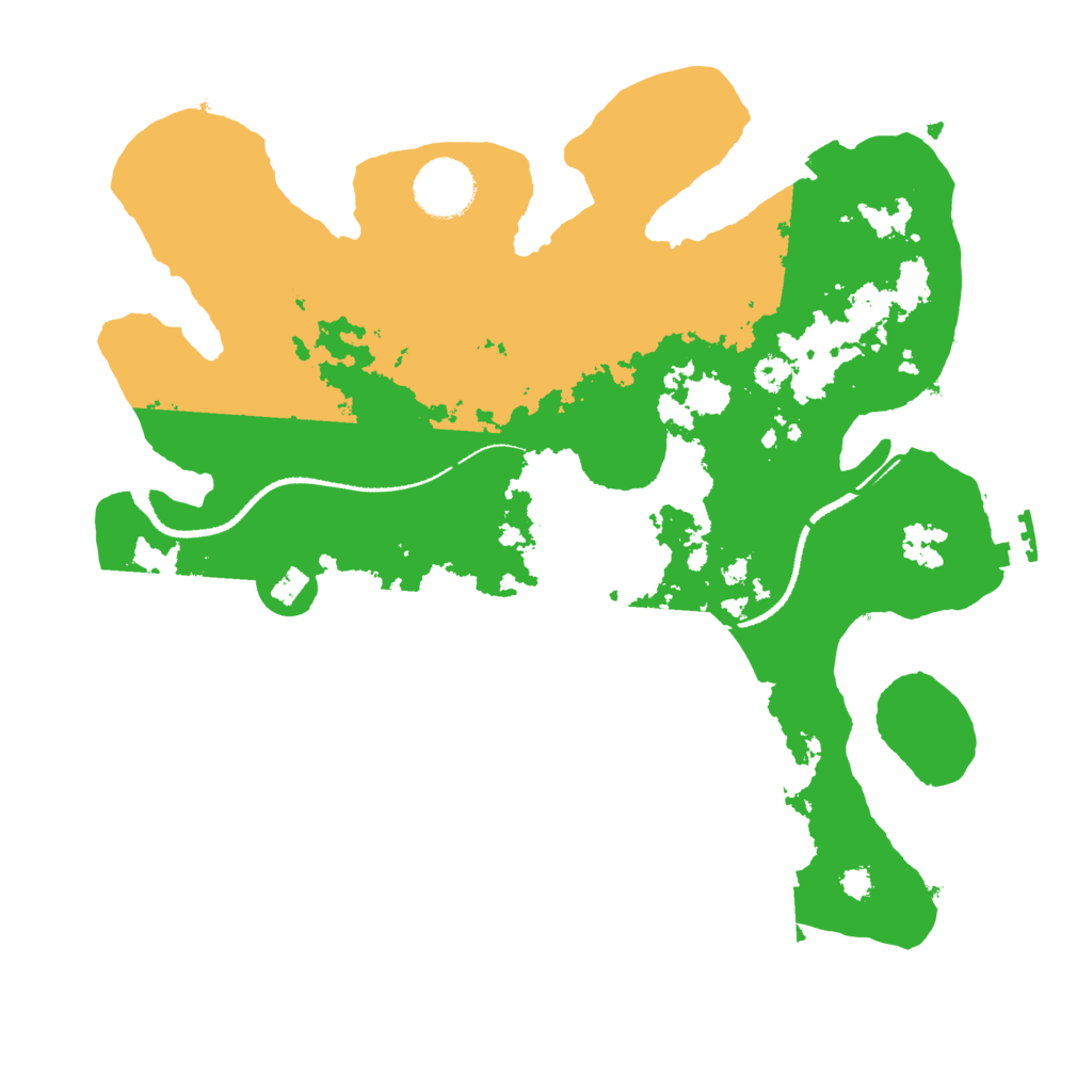 Biome Rust Map: Procedural Map, Size: 3200, Seed: 1646440509